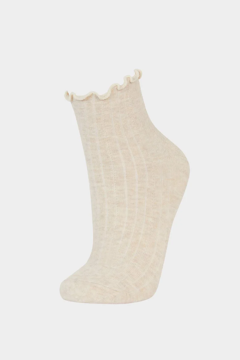 Defacto  Woman 3 Piece Cotton Ankle Socks for Women | Best Price UAE