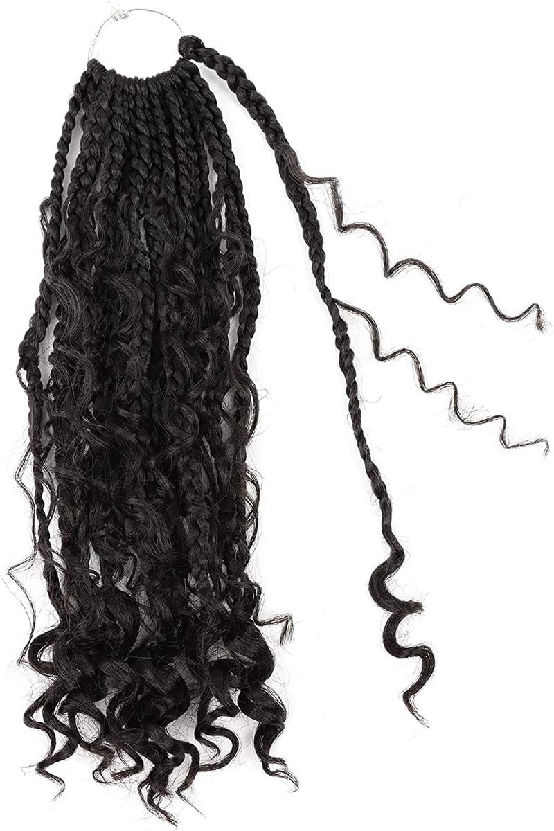 ال ام زد اي ام ضفائر صندوقية من نوع ، بطول 12 بوصة، مجموعة من 8 عبوات، مناسبة للنساء السود، مصنوعة يدويًا من الشعر الاصطناعي - Image 3