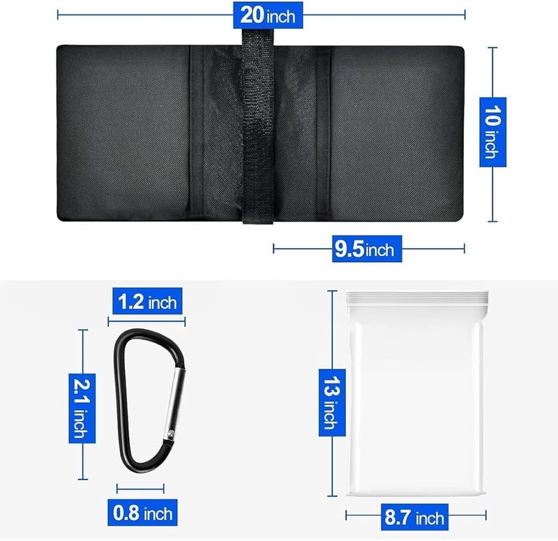 EMART 10 Pack Sand Bags,Heavy Duty Saddlebags Weight Sandbags-Black - Image 2