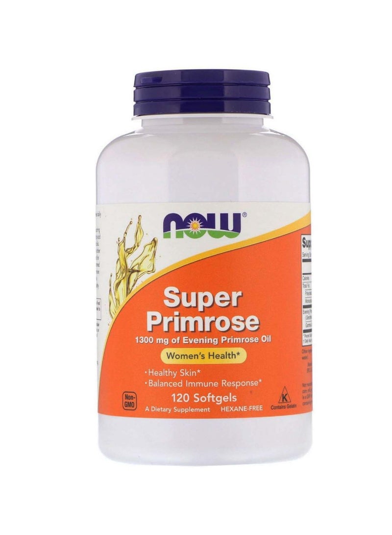 now Super Primrose Evening Primrose Oil - 120 Softgels