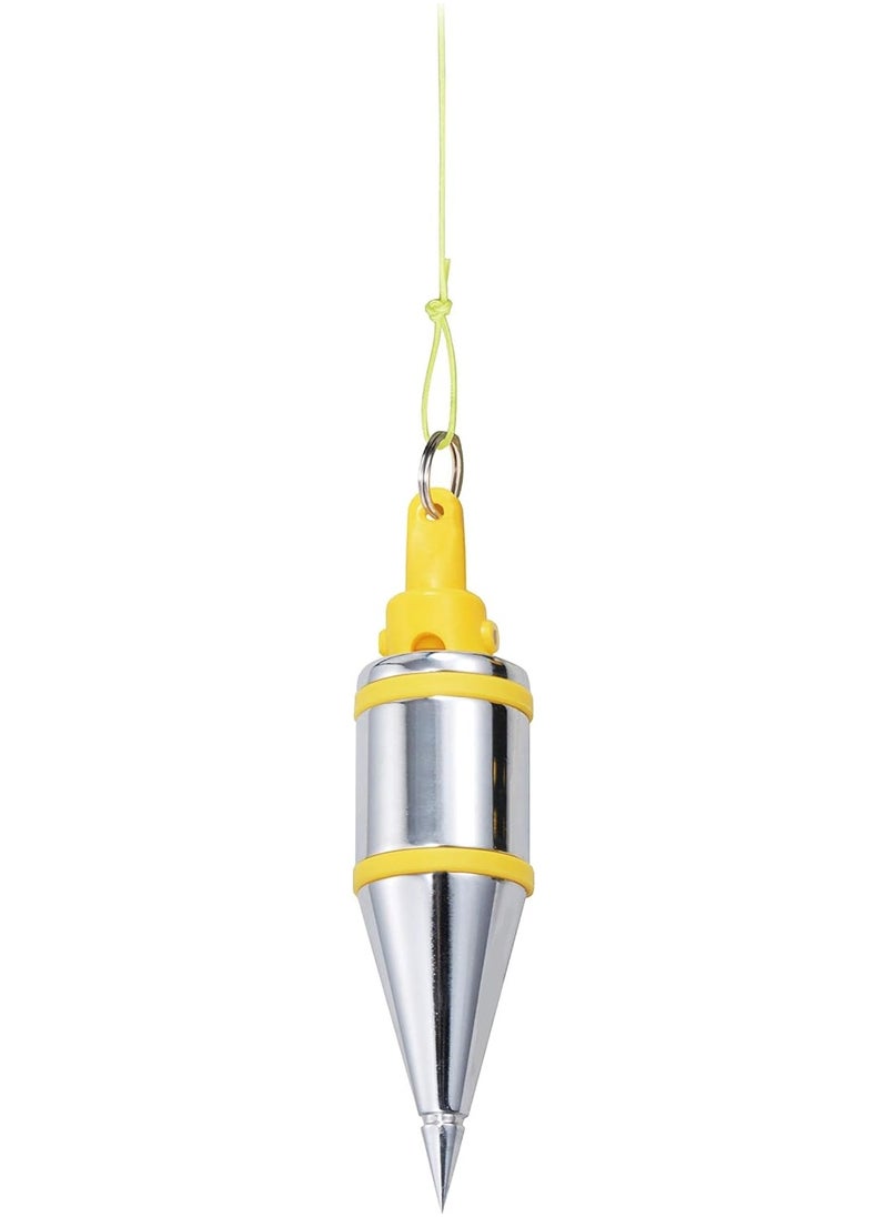 Tajima TAJIMA Plumb Bob Setter - 14 oz (400g) Magnetic Plumb-Rite with 14.5 ft Auto Recoil Cord & Quick-Stabilizing Bob - PZB-400  - Image 1