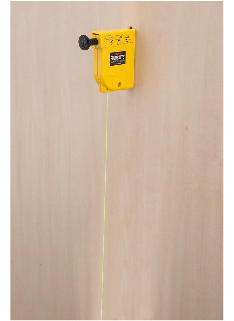 Tajima TAJIMA Plumb Bob Setter - 14 oz (400g) Magnetic Plumb-Rite with 14.5 ft Auto Recoil Cord & Quick-Stabilizing Bob - PZB-400  - Image 4