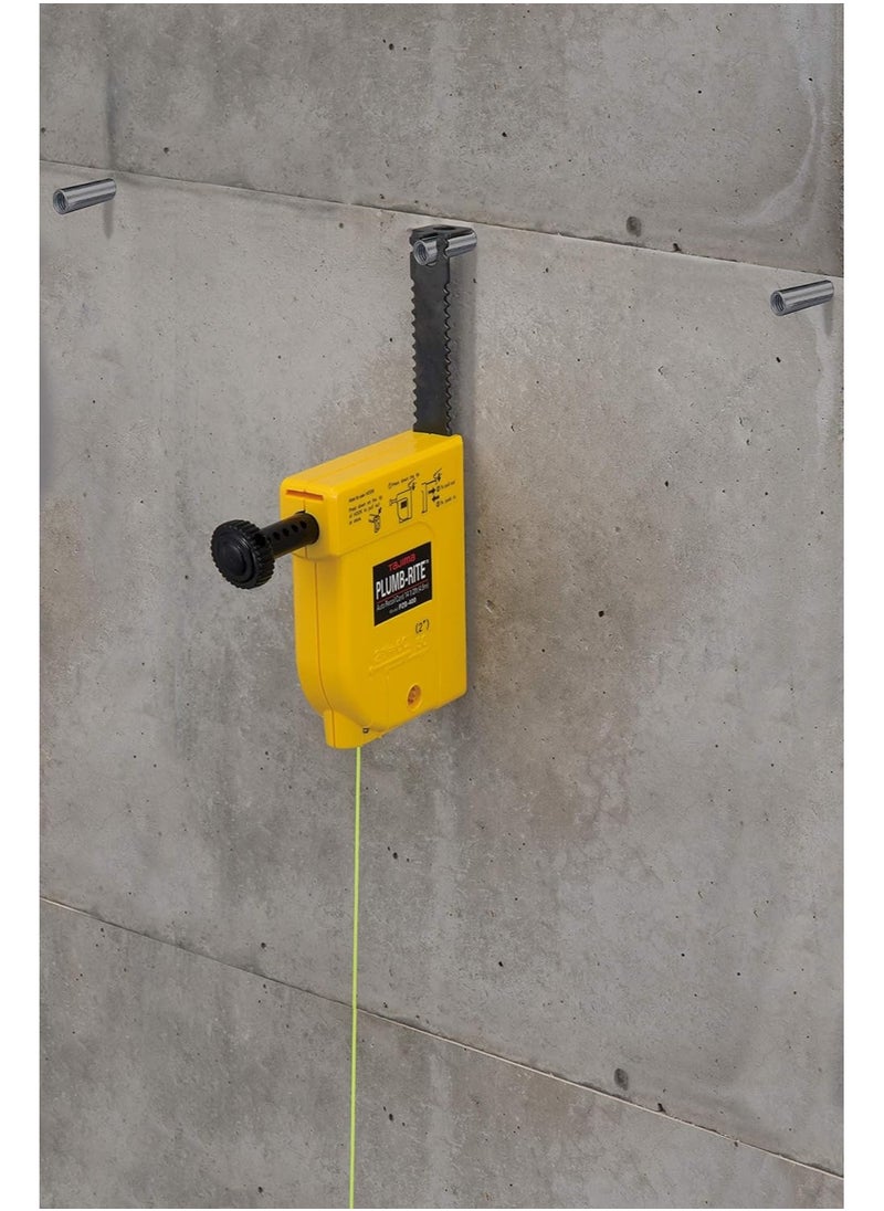 Tajima TAJIMA Plumb Bob Setter - 14 oz (400g) Magnetic Plumb-Rite with 14.5 ft Auto Recoil Cord & Quick-Stabilizing Bob - PZB-400  - Image 5