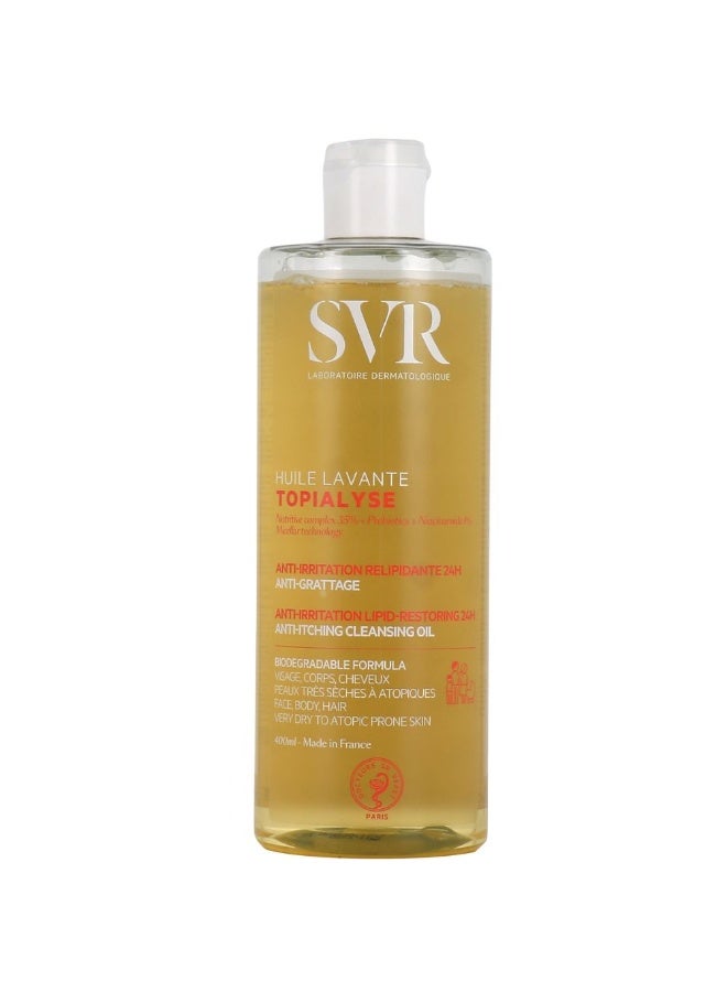 SVR Topialyse Cleansing Micellar Oil for Dry and Atopic Skin 400ml - Image 1