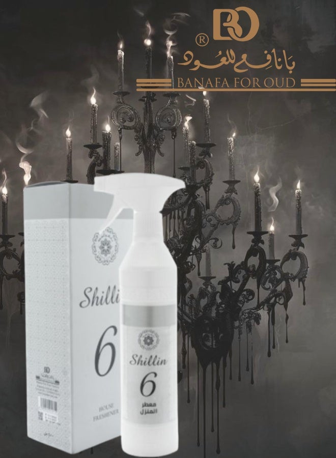 Banafa 9 Pieces Shillin 6 Air Freshener 500ML - Image 2