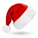 BOSONER Santa Hat Unisex Velvet Comfort Christmas Hat Extra Thicken Classic Fur for Christmas New Year Festive Holiday Party Supplies - Image 3