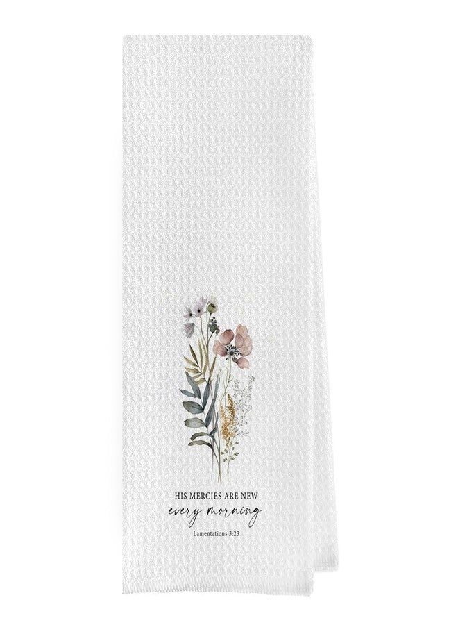 Geqtt Christian Gifts Dish Towel - Christian Waffle Weave Kitchen Towels, Bible Verse Hand Tea Towel, Christian Gifts for Women, Bible Verse Gifts (16×24 Inches) - Image 1
