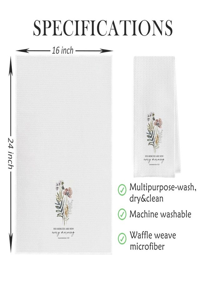 Geqtt Christian Gifts Dish Towel - Christian Waffle Weave Kitchen Towels, Bible Verse Hand Tea Towel, Christian Gifts for Women, Bible Verse Gifts (16×24 Inches) - Image 5