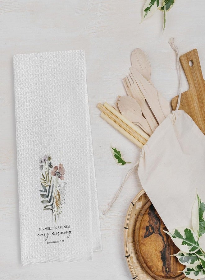 Geqtt Christian Gifts Dish Towel - Christian Waffle Weave Kitchen Towels, Bible Verse Hand Tea Towel, Christian Gifts for Women, Bible Verse Gifts (16×24 Inches) - Image 3