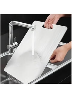 Just Quality Premium Stainless Steel Cutting Board - Double-Sided, Mold-Resistant, Perfect for Fruits & Vegetables, Ideal for Home and Restaurant Use  - Image 3