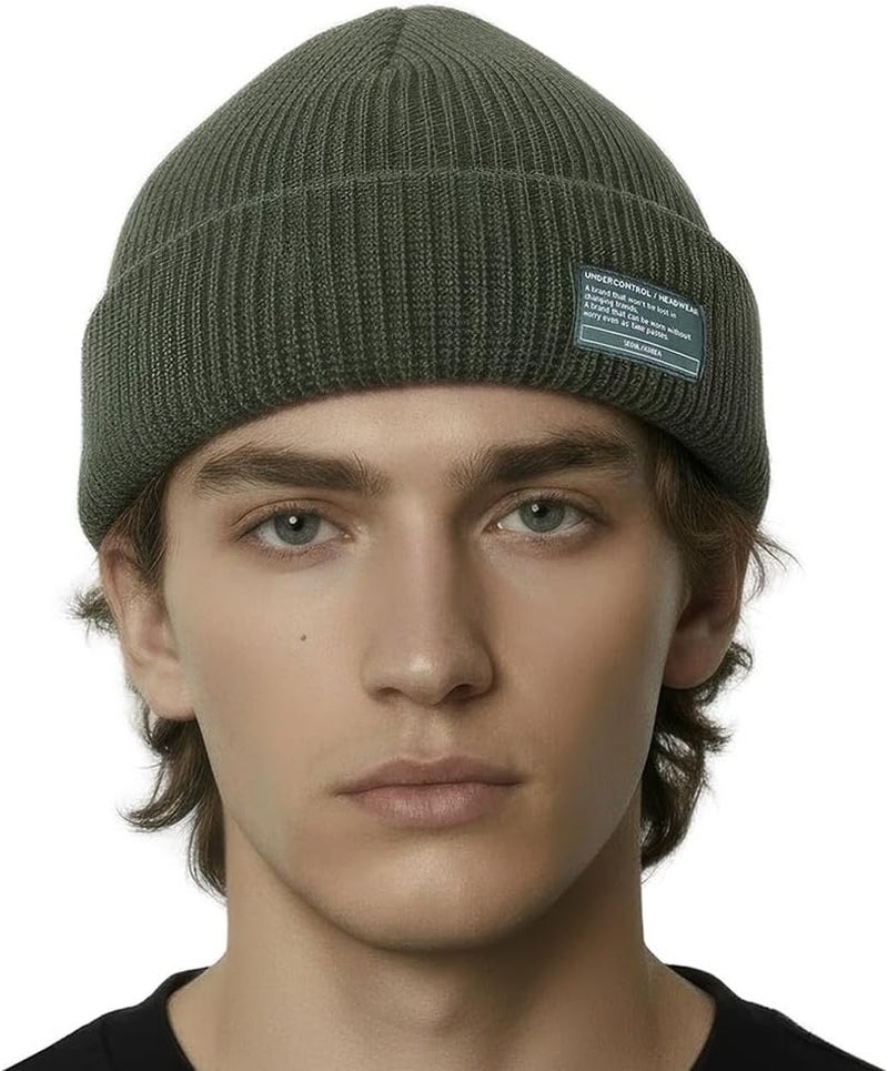 UNDERCONTROL Store Winter Trawler Fisherman Beanie Men Women Unisex Stylish Plain Docker Skull Hat Roll up Watch Cap Color Pack - Image 1