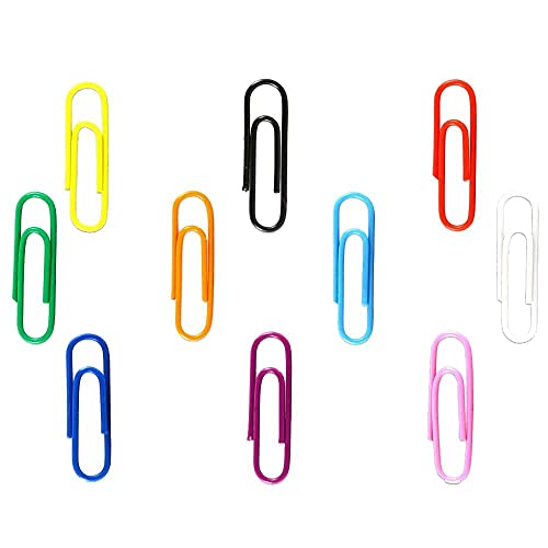 Toytle U Paper Clips, 28 mm Gem Clips, 100 PCS, Multi-Colored - Premium Metal Clips for Office, School & Home. Firm Grip, Secure Hold, Organize Documents - Image 4