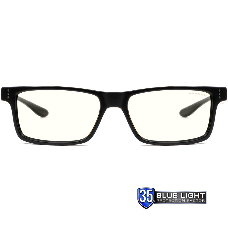 GUNNAR - Premium Reading Glasses - Blocks 35% Blue Light - Vertex, Onyx, Clear Tint, Pwr +1.0 - Image 2