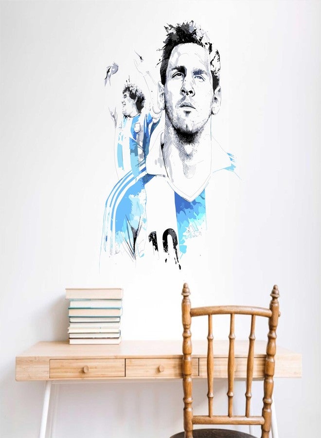 Wall Attraction™ Lionel Messi Wall Stickers & Murals Size - 45x60cm MD01_S - Image 1