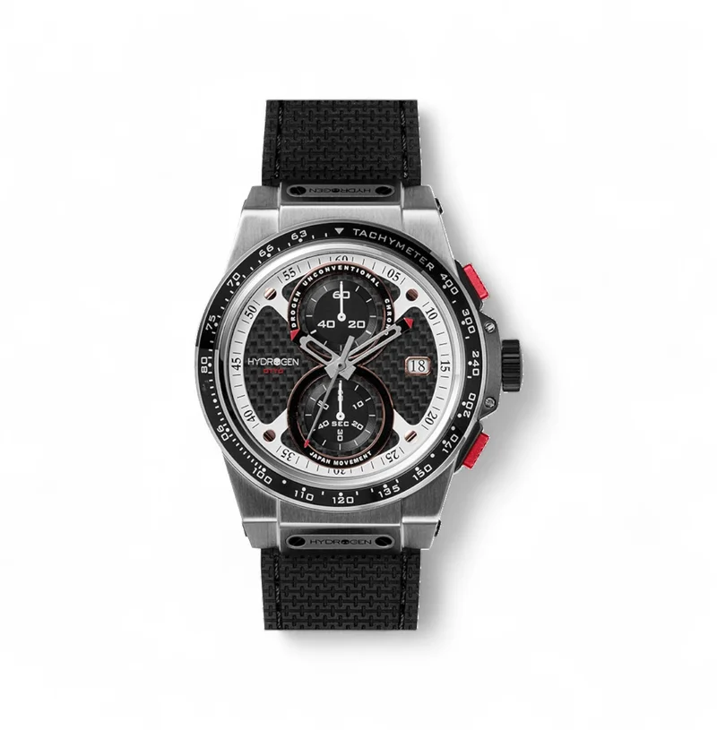 Hydrogren Otto Chrono Black-Silver Watch