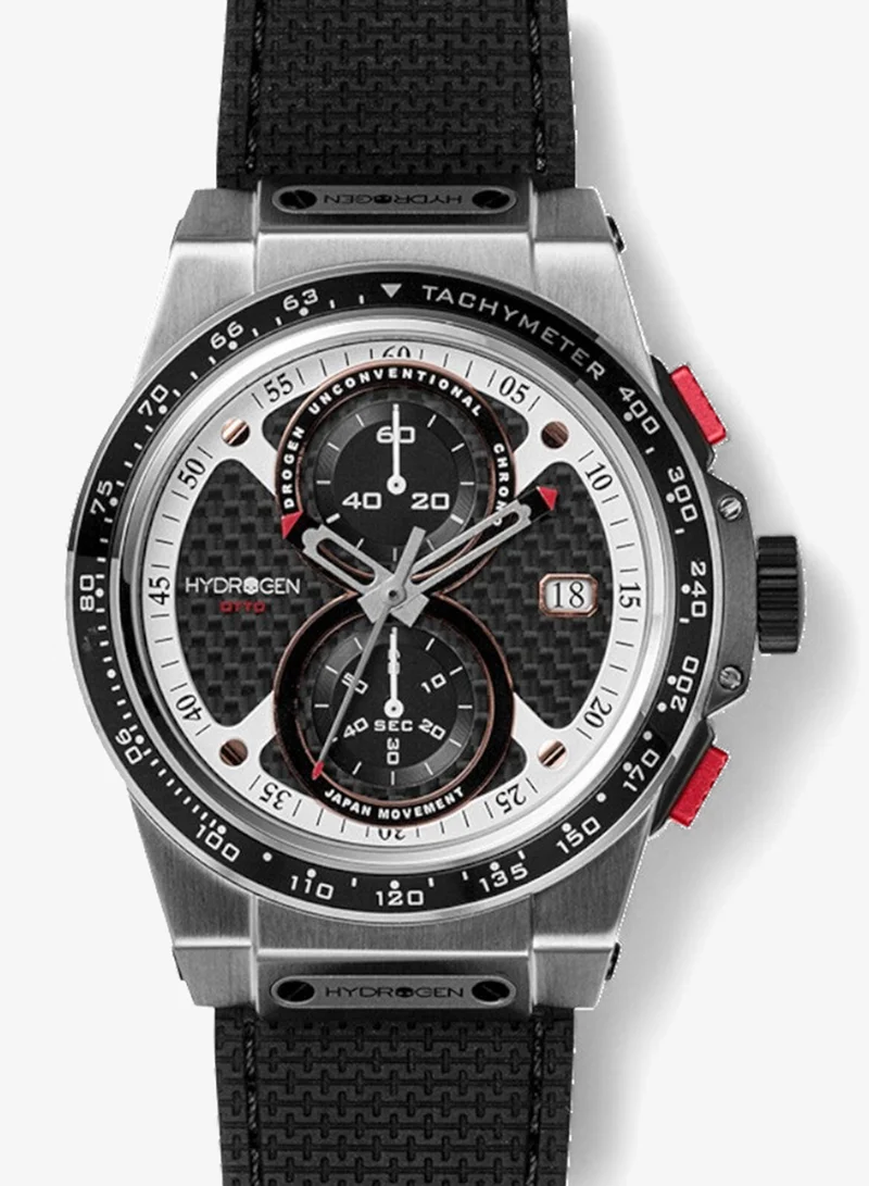 Hydrogen Watch Otto Chrono Black-Silver Watch