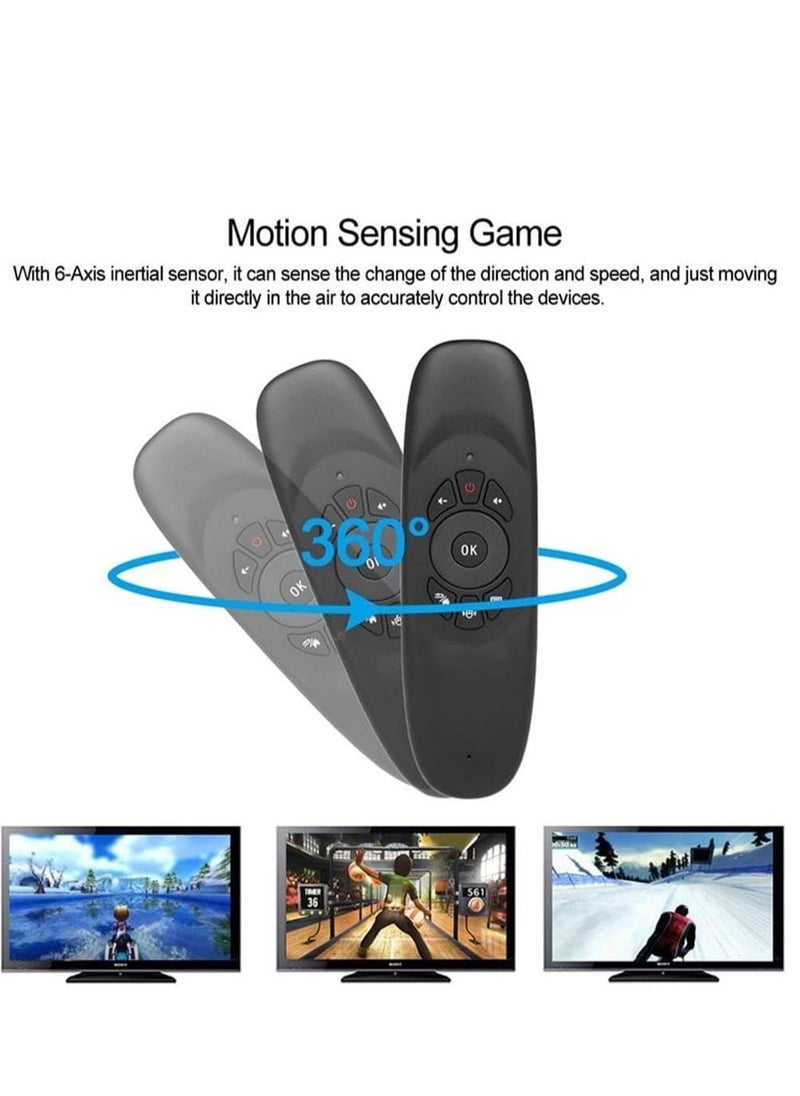 Arabic Keyboard Air Mouse C120: Wireless Smart TV Remote with Gyroscope and Somatosensory Control for TV Box, Android, and PC - Image 5