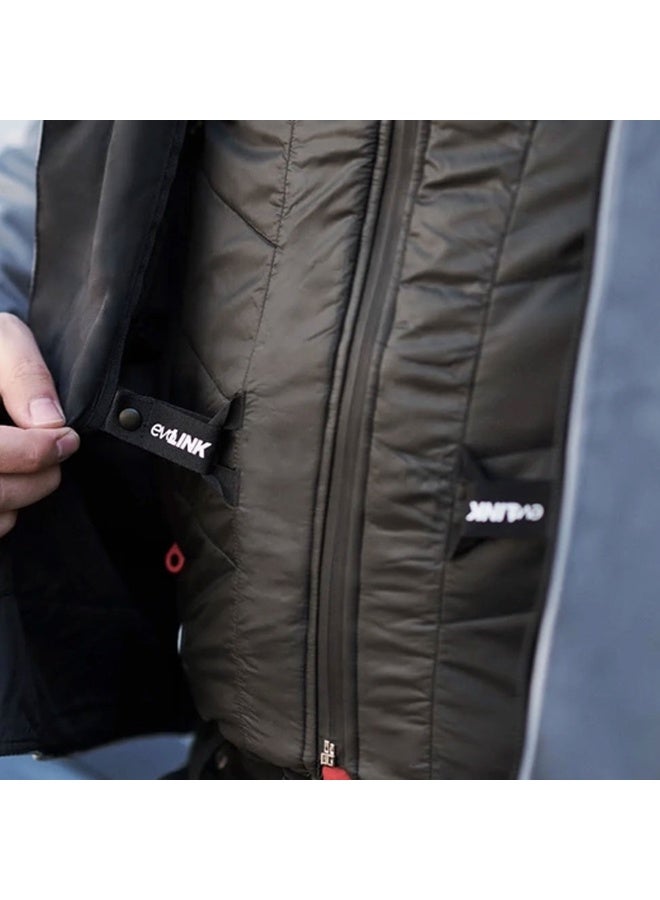 SHIMA جاكيت شيماء للركوب على الدراجة النارية للرجال، أسود - Image 4