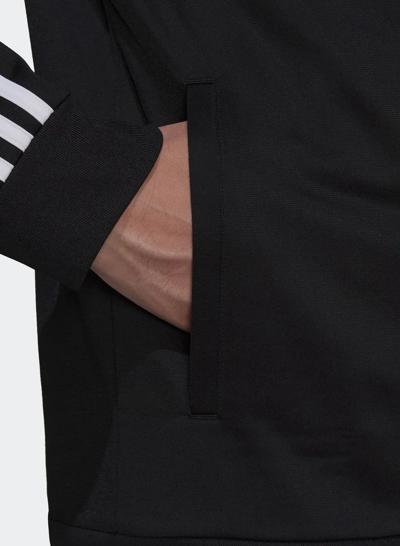 adidas جاكيت رياضي أساسي بخطوط الماركة