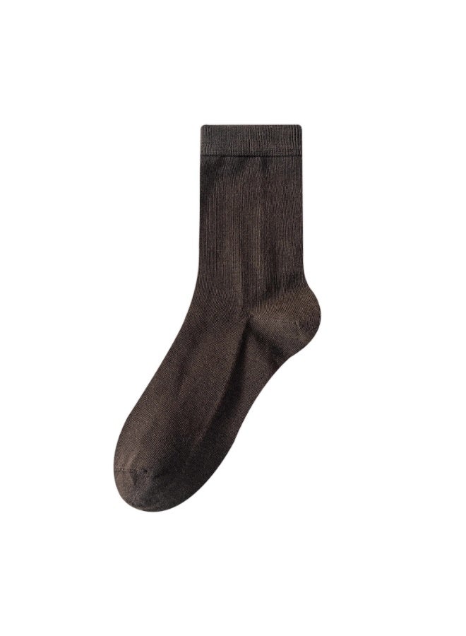 Shougu Spring And Autumn Business Medium Leather Shoes Commuter Men's Socks 10 Piece Set 