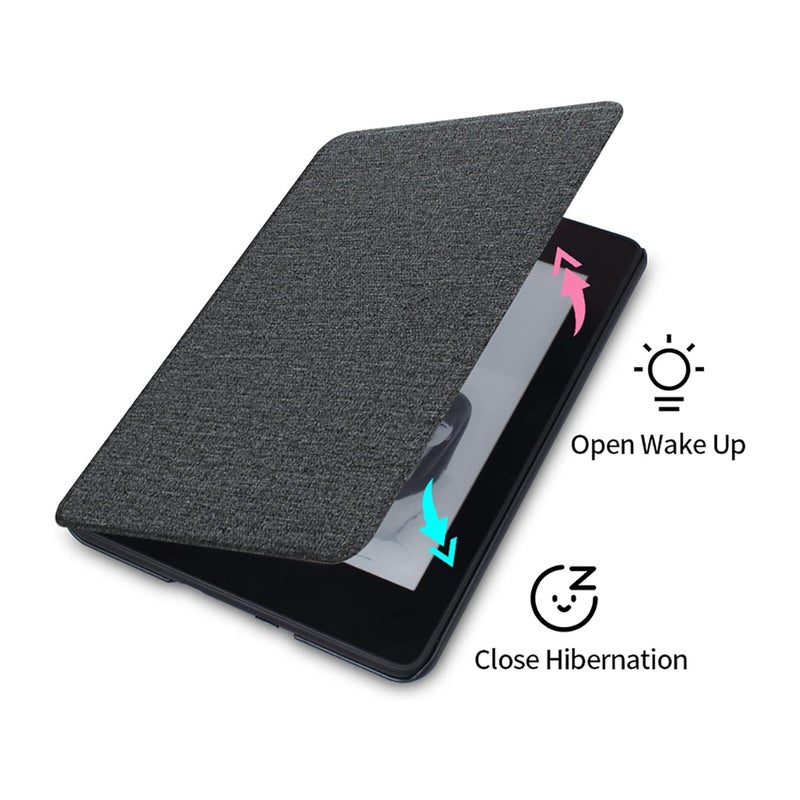 غلاف Kindle Paperwhite: غلاف ناعم من المادة TPU باللون الرمقي بحجم 7 بوصة - غلاف حماي رقيق مع خاصية الاستيقاظ/النوم التلقائي لـ Kindle Colorsoft و Kindle Paperwhite 12 (KPW6) - Image 4