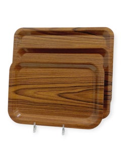Lami Trays Wooden serving tray set of 3 pieces /3620  - Image 1