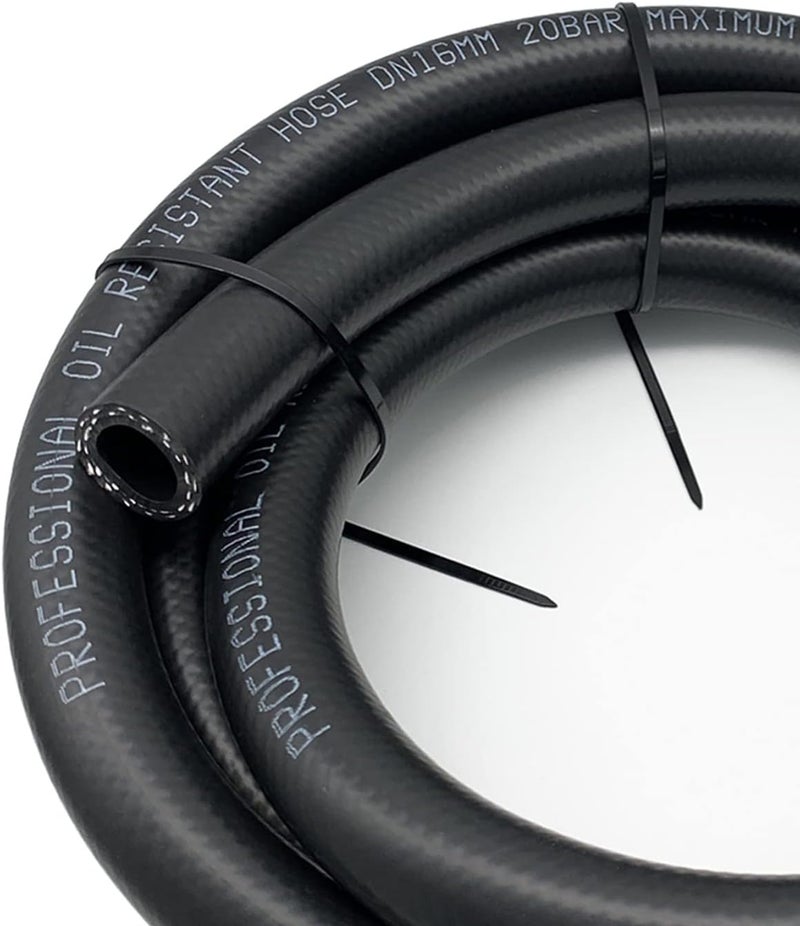KRD PERFORMANCE Black -16 AN NBR Push on Hose Fuel Line (2 feet, 1 inch ID) - Image 1