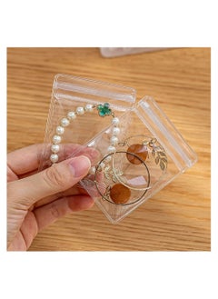 SYOSI Transparent Jewelry Storage Holder Book, Portable Travel Jewelry Organizer Storage Book Bag, Anti Oxidation Jewelry Storage Albumfor Earrings, Rings, Necklaces and Bracelet (160 Grids + 50 PVC Bags)  - Image 4