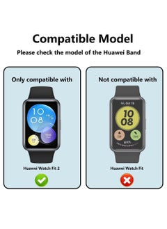 ووتش سوار متوافق مع Huawei Watch Fit 2 ، حزام بديل مغناطيسي من الفولاذ المقاوم للصدأ منسوج بالمعدن ، حزام ساعة كلاسيكي قابل للتعديل لساعة Huawei Watch Fit 2 فضى  - Image 3