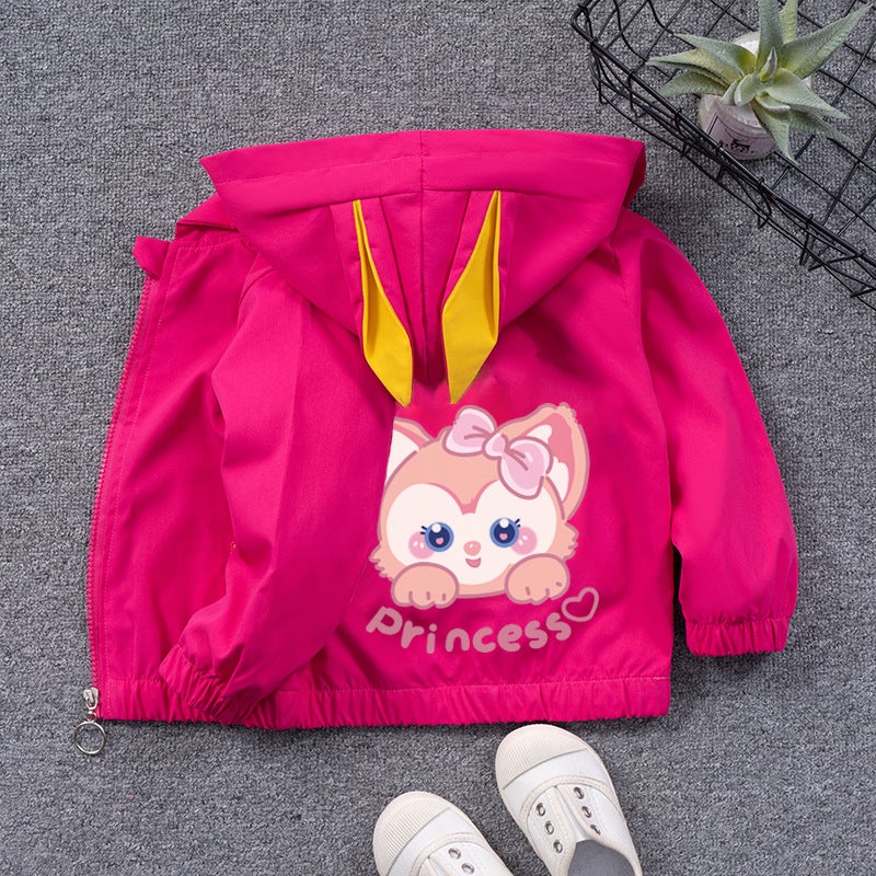 2023 Autumn New Girls' Coat Children'S Windbreaker Jacket Baby Girls' Cardigan Girls' Outer Coat Cute - Image 5