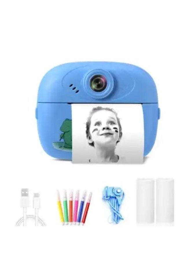 SmartBarry KC02 Kids Instant Print Camera, 2.0-Inch Screen, Dual Lens, Thermal Paper Printing, USB Rechargeable - Image 3