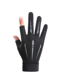 GROIC UV Protective Fishing Gloves, 2-Finger Gloves Sun Protection - Gloves Men's Women's Kayaking,  Boating, Boating, Hiking, Driving Cycling Gloves  - Image 5