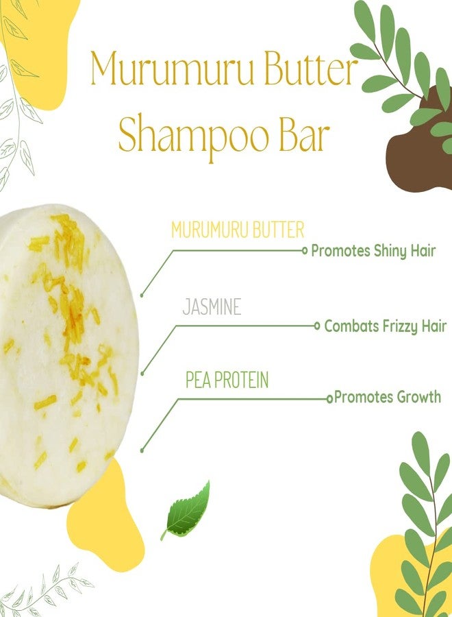 EcoBerry Murumuru Butter & Jasmine Shampoo Bar | Frizzy, Dry, Curly & Wavy Hair | Conditions, Moisturises & Reduces Breakage | Sulfate Free | Paraben Free | Vegan | Doctor Formulated | 70g - Image 2