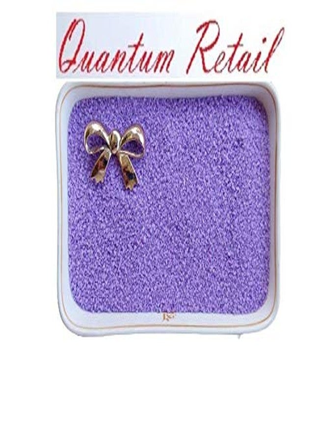 Quantum Retail - Sugar Size Crystal/Quartz Silica Sand for Home and Garden Decor; Aquarium Substrate; Terrarium, Aquarium Decorative Sand; Purple Colour (250 Grams) - Image 4