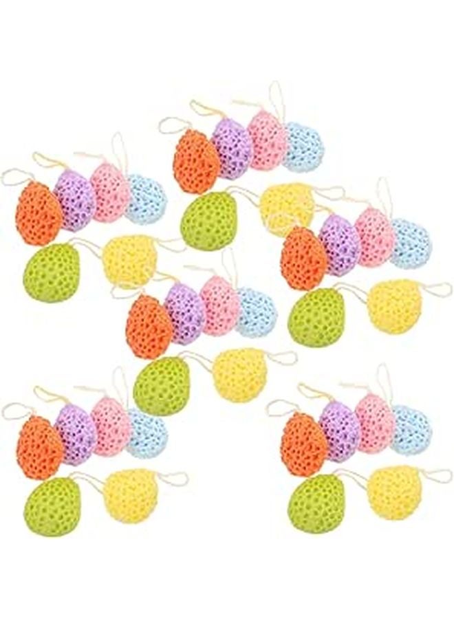 36Pcs Multi Color Honeycomb Shower Sponge Loofah For Gentle Exfoliating Body Wash - Image 1