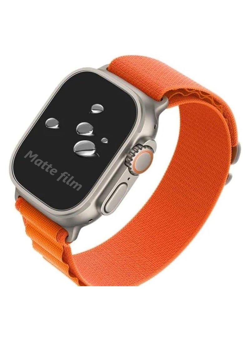 Muzz Apple Watch Ultra 2 Matte Screen Protector Anti-fingerprint Anti-Fog Ceramic Screen Film (Not a Tempered Glass) 49mm - Image 1