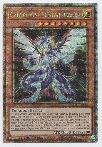 yugioh Yugioh Galaxypeyes Photon Dragon TN23en012 Quarter Century Secret Rare Limited Edition Z0598DB6F215CC6DD9375Z