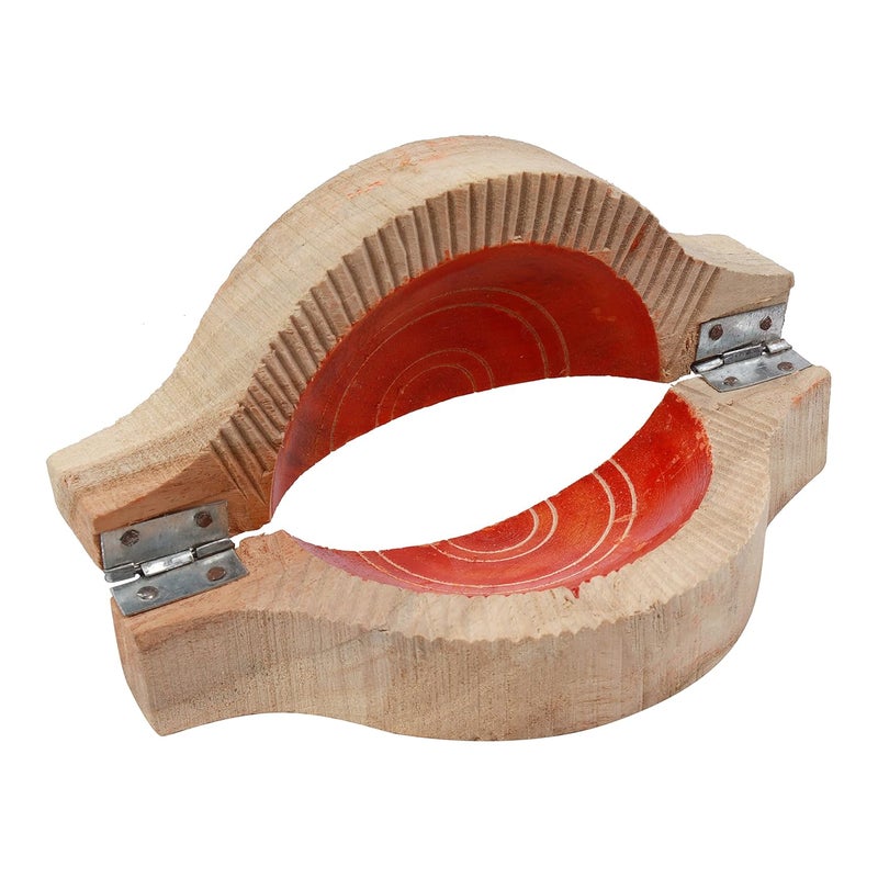 Paljji Handicrafts Wooden Kitchen Tool or Mould for GarijeluKajjikayalu and Gavvalu Sweet Maker Board Gavvalu Chekka - Image 4