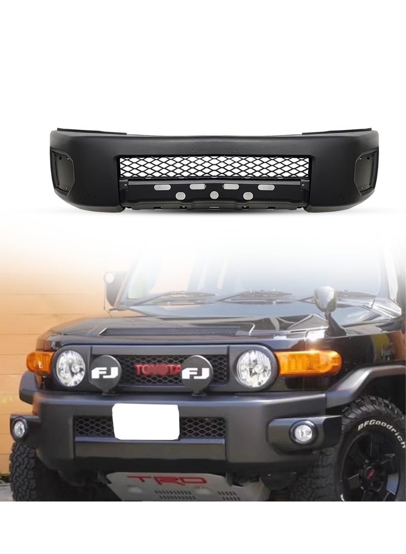 Front Bumper for Toyota FJ Cruiser 2007+ – TRD Style Heavy-Duty Off-Road Bumper with Finisher (Without Lights), Front Protection Guard - Image 1