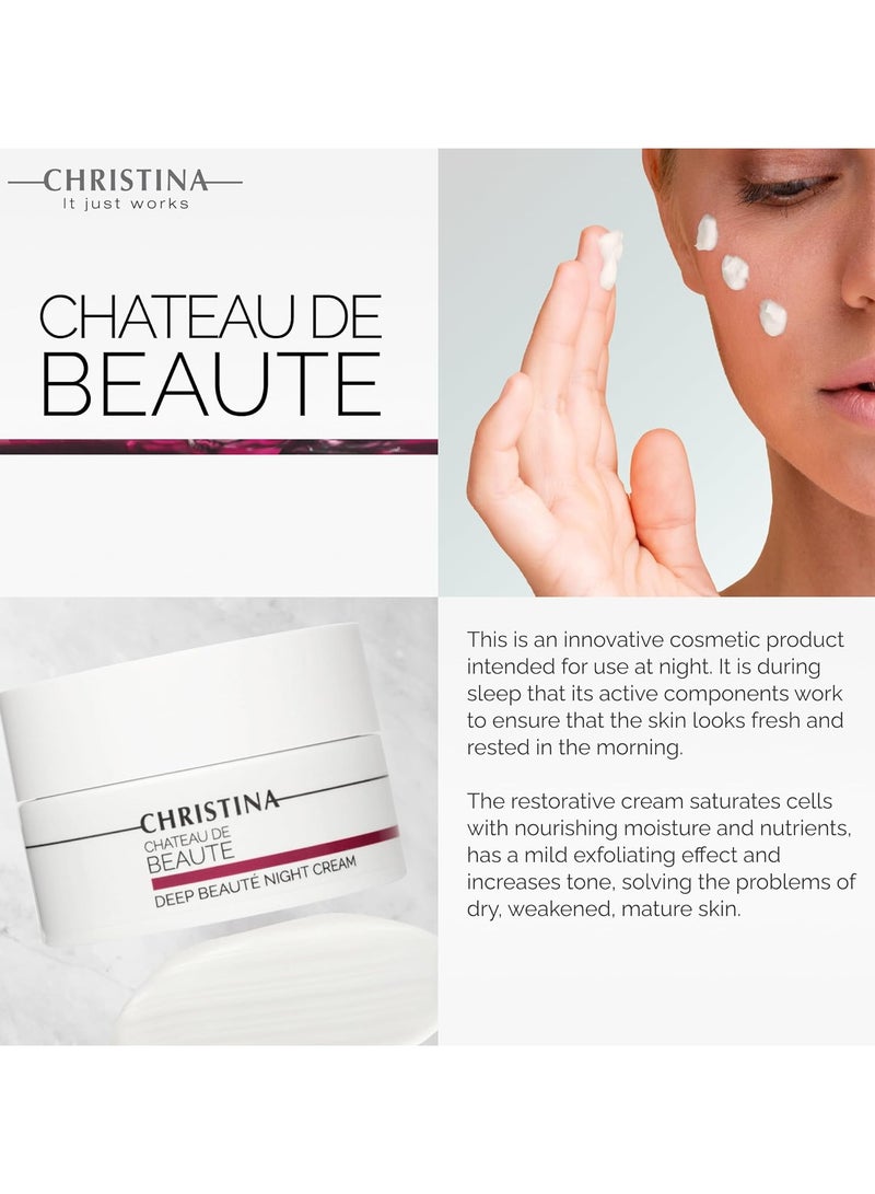 Christina CHATEAU DE BEAUTE | DEEP BEAUTE NIGHT CREAM 50 ML  - Image 4