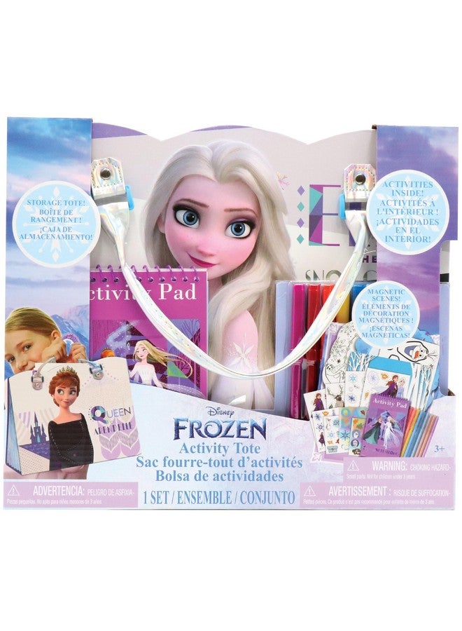 Tara Toys Tara Toys Frozen 2 Enchanted Activity Tote - Ultimate Princess Adventure Bag with Coloring Books, Stickers, and Craft Supplies, Travel-Friendly Holiday Gift for Little and Imaginative Artists, Ages 3+  - Image 1
