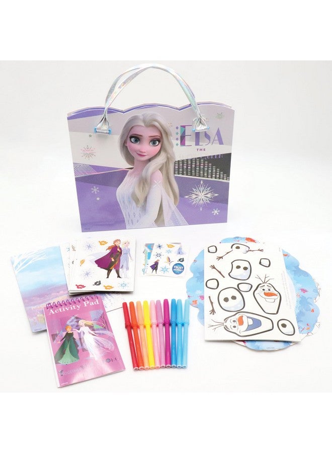 Tara Toys Tara Toys Frozen 2 Enchanted Activity Tote - Ultimate Princess Adventure Bag with Coloring Books, Stickers, and Craft Supplies, Travel-Friendly Holiday Gift for Little and Imaginative Artists, Ages 3+  - Image 2
