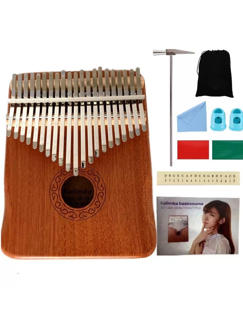 AGYAONE 21 Key Kalimba Thumb Piano, Traditional Standard Thumb Piano, Perfect Gift Upgraded version  - Image 1