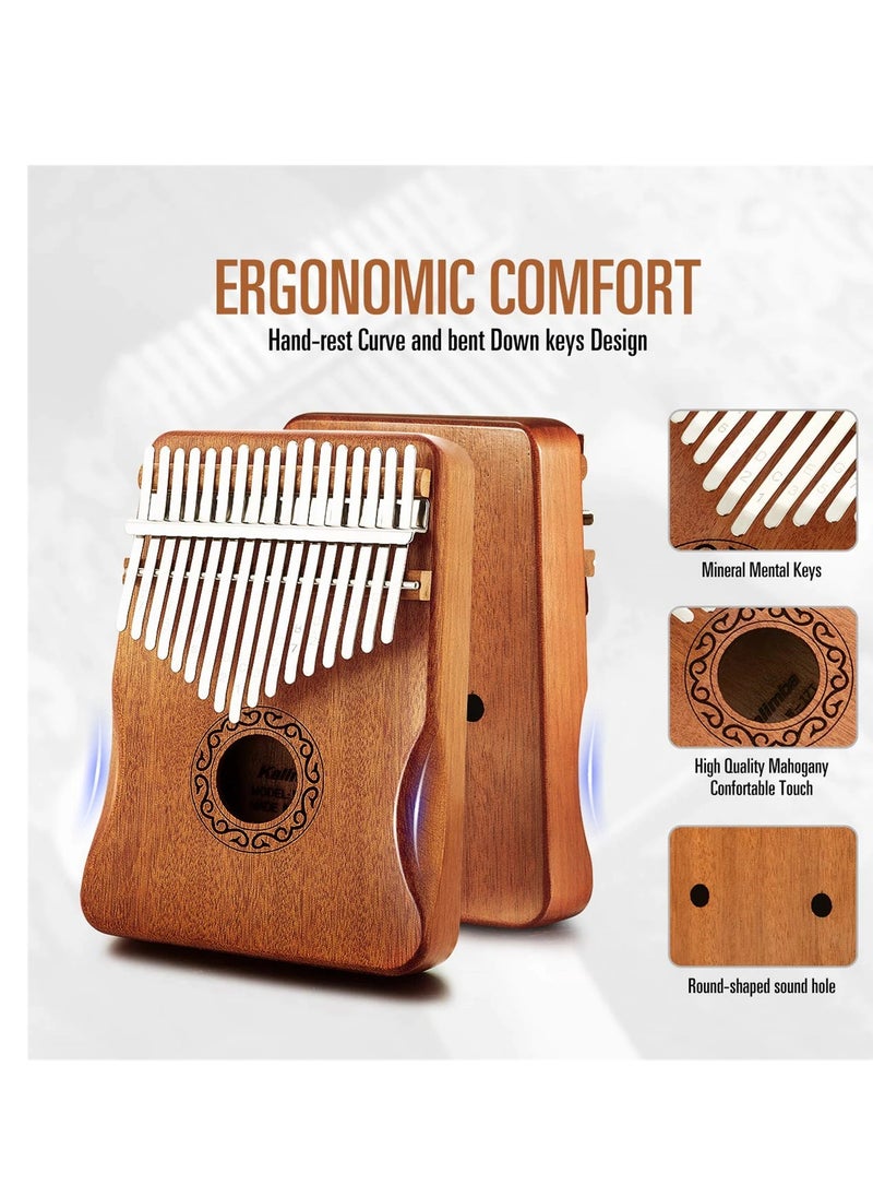 AGYAONE 21 Key Kalimba Thumb Piano, Traditional Standard Thumb Piano, Perfect Gift Upgraded version  - Image 2