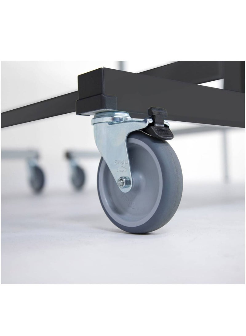 Garlando Club Indoor Tt Table With Wheels Blue Top - Image 5