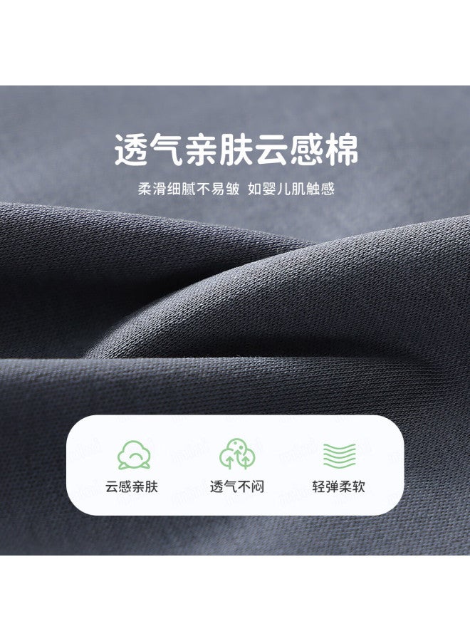 Mqdmini Kids Long Sleeve T-Shirt Boys Girls T-Shirt 50S Liquid Ammonia Double-Sided Cotton Soft Bottoming Top - Image 2