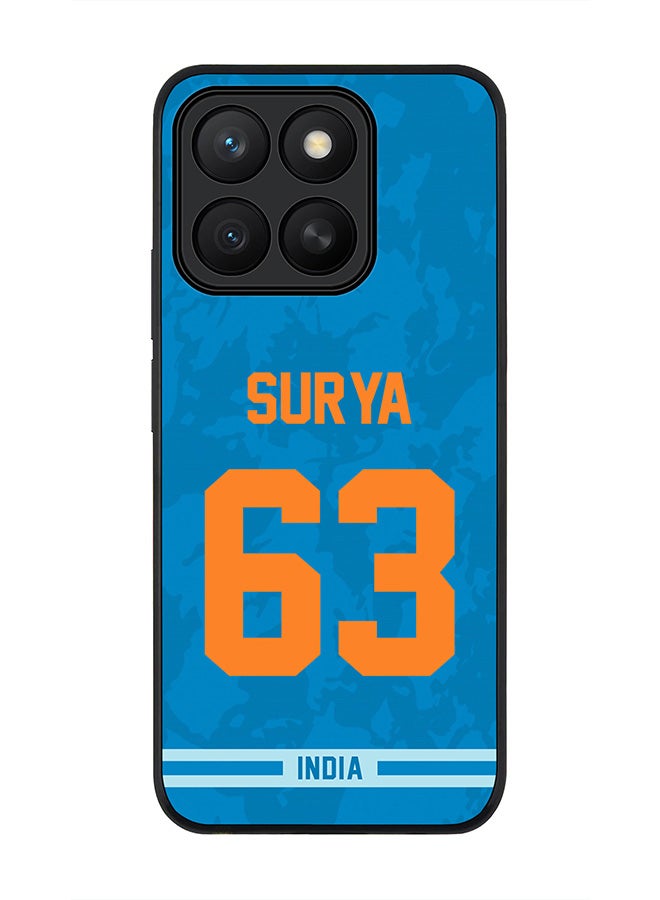 Stylizedd For Honor X8c Case,Slim fit Camera Protection, Shockproof Thin Phone cover  - India Suryakumar Yadav, Jersey No 63