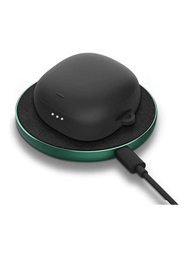 Loquat Protective Case Cover with Carabiner Compatible with Anker Soundcore Liberty Air 2 Pro Black - Image 3