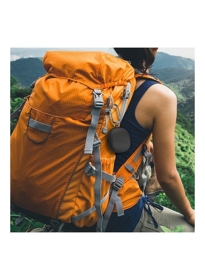 Loquat Protective Case Cover with Carabiner Compatible with Anker Soundcore Liberty Air 2 Pro Black - Image 4