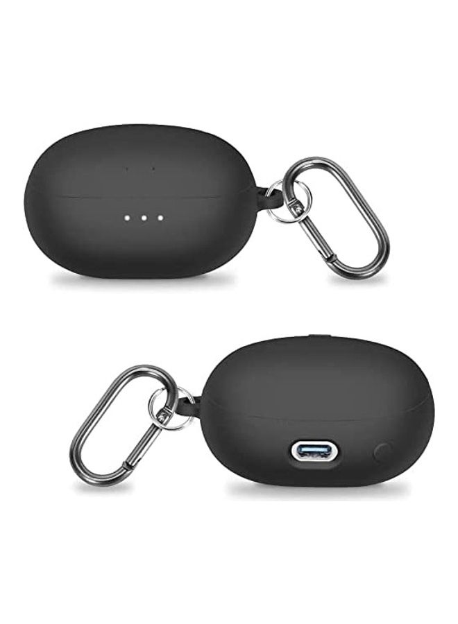 Loquat Protective Case Cover with Carabiner Compatible with Anker Soundcore Liberty Air 2 Pro Black - Image 5